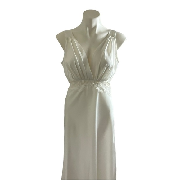 Vici Forever Mine Satin Lace Slip Midi Dress - Picture 12 of 16